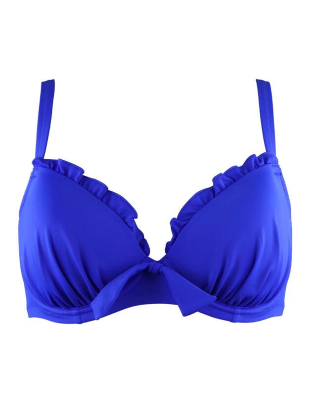 Pour Moi Splash Padded Underwired Bikini Top Ultramarine