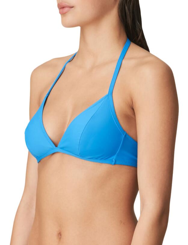 Marie Jo Aurelie Triangle Bikini Top in Blu Cina