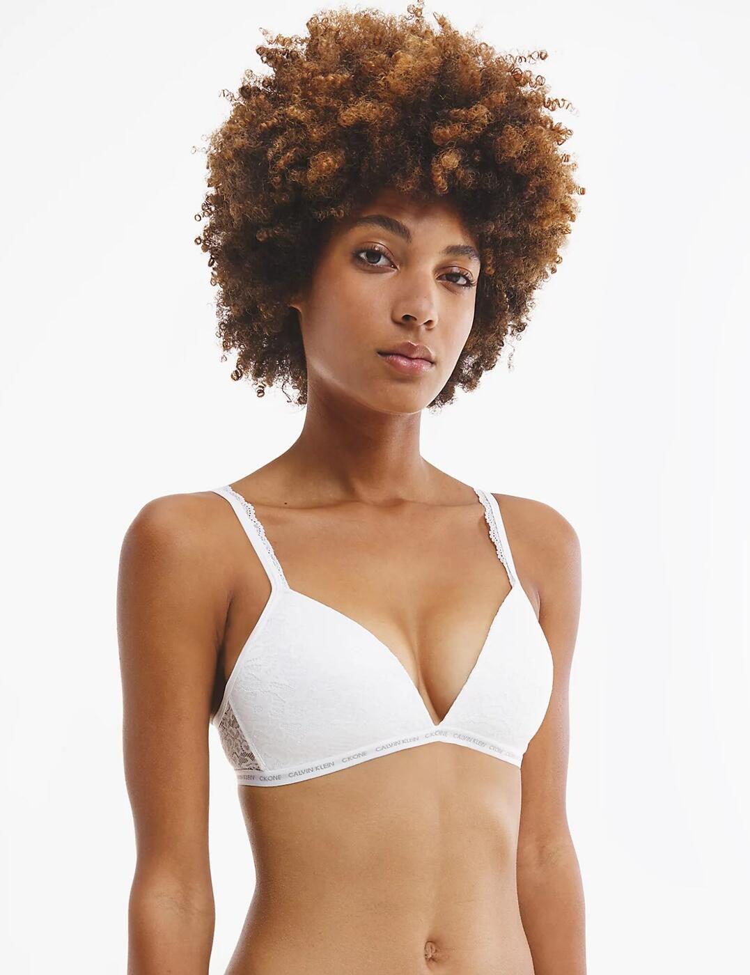 Calvin klein padded triangle bra hotsell