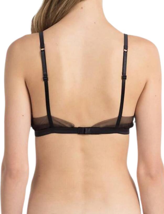  Calvin Klein CK Black Vast Floral Triangle Bra Black