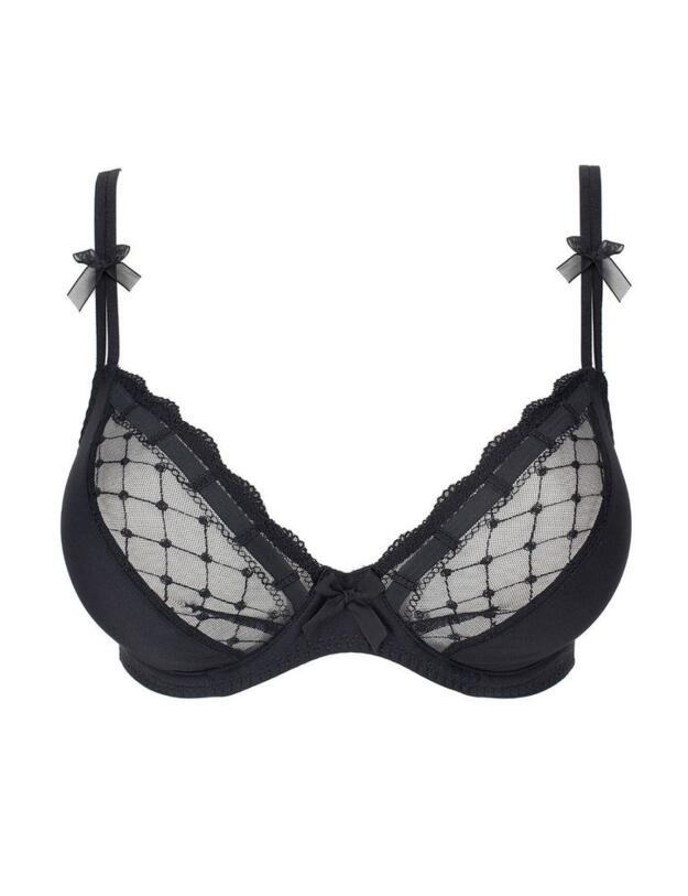 Prima Donna A La Folie Deep Plunge Balcony Bra Black 