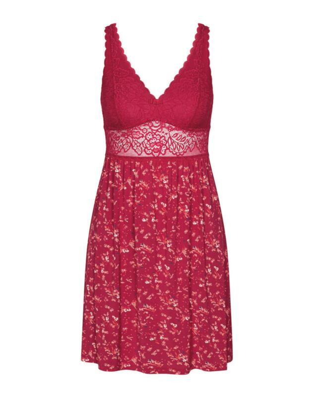 Triumph Amourette Spotlight Night Dress Rosso Masai 