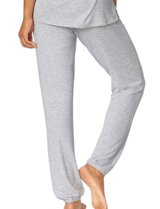 Triumph Sets Stripes Pyjama Set Dark Grey Melange