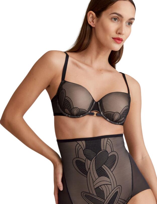 Triumph Summer Sheer Wired Padded Bra Black