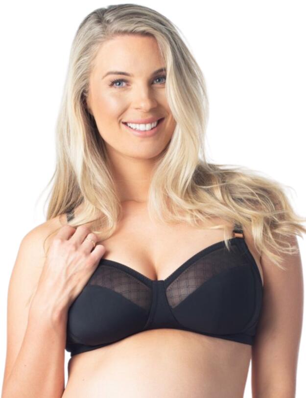 Hotmilk Lunar Eclipse Nursing Bra in Black