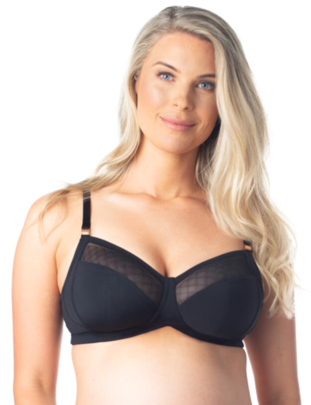 Hotmilk Lunar Eclipse Nursing Bra in Black