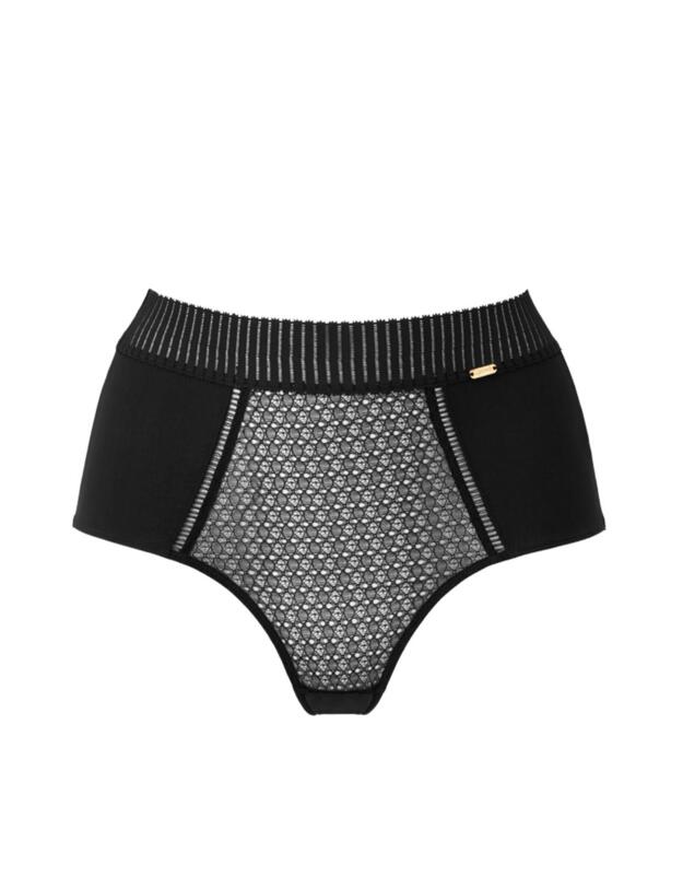 16903 Gossard Graphic Luxe Deep Brief - 16903 Black