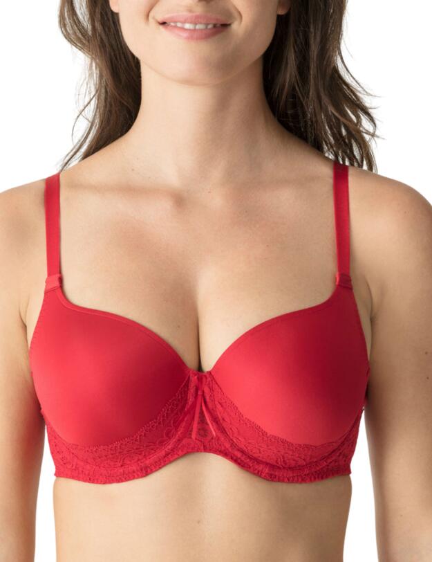 Prima Donna Twist I Do Padded Heart Shape Bra Scarlet 