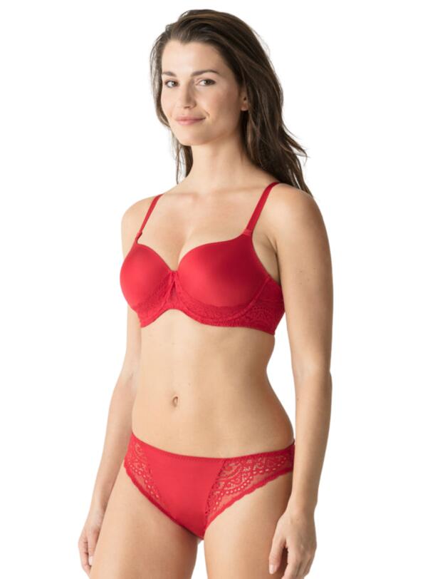 Prima Donna Twist I Do Padded Heart Shape Bra Scarlet 