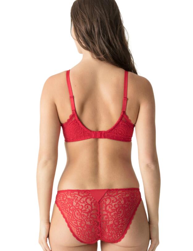 Prima Donna Twist I Do Padded Heart Shape Bra Scarlet 