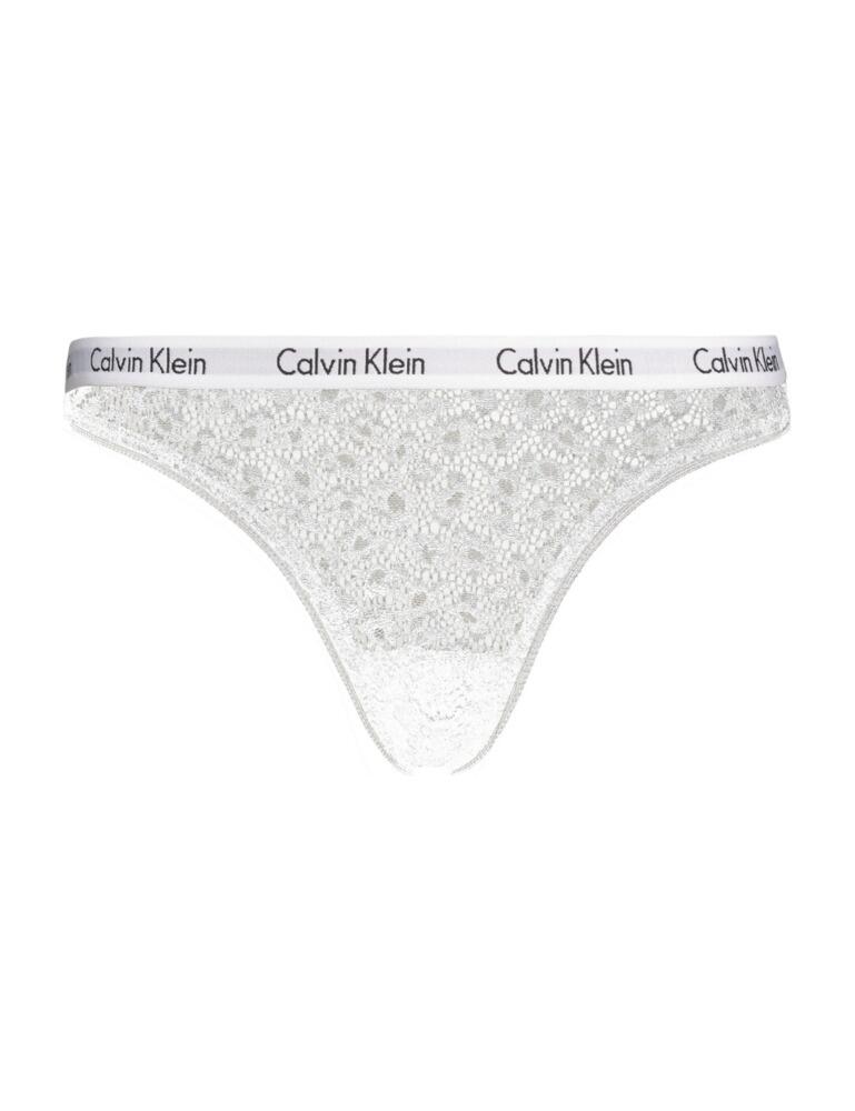 Calvin Klein Carousel Lace Brief in White