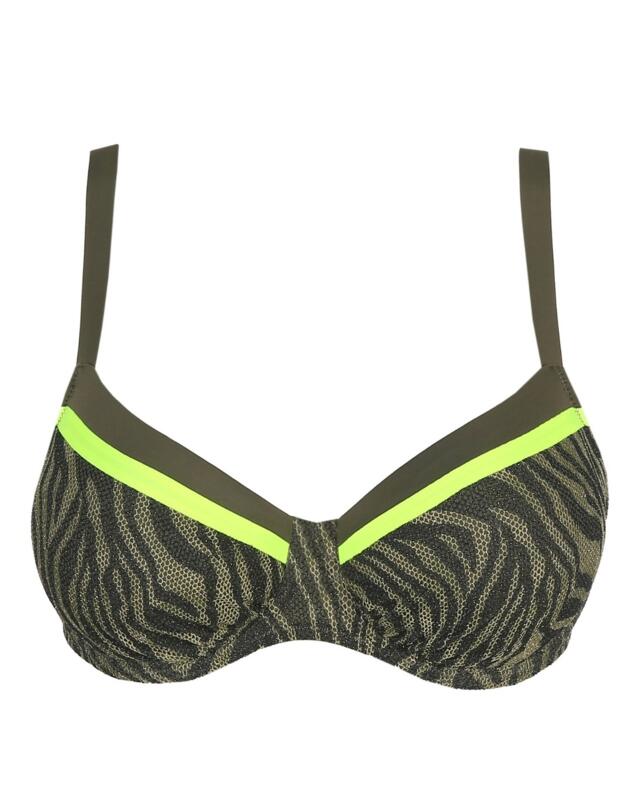 Prima Donna Swim Atuona Bikini Top Full Cup Fluo Jungle 
