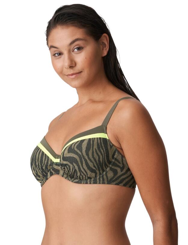 Prima Donna Swim Atuona Bikini Top Full Cup Fluo Jungle 