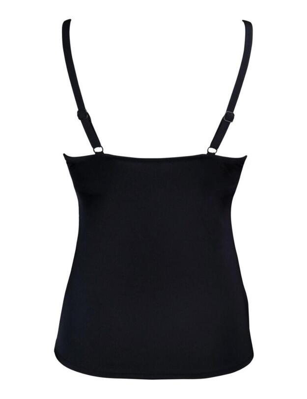  Pour Moi Azure Underwired Lined Tankini Top Black