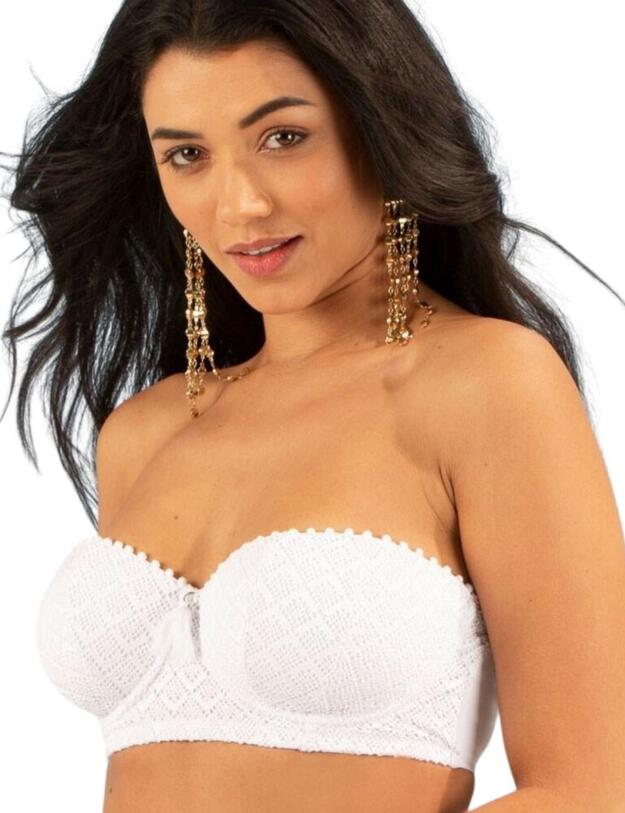 Pour Moi Castaway Removable Straps Padded Bikini Top White