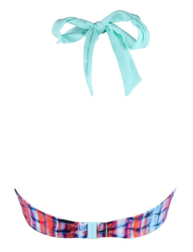Pour Moi Ocean Bay Padded Halter Bikini Top Multi