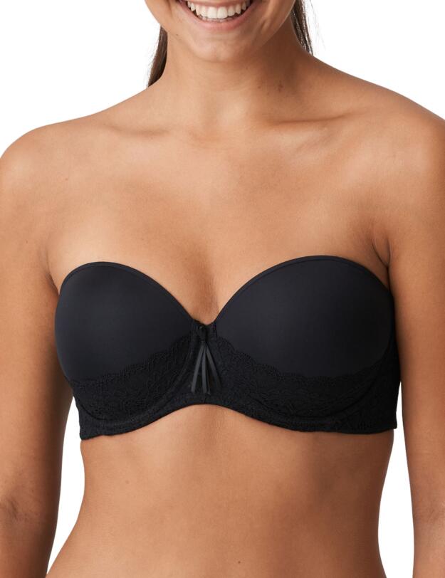 Prima Donna Twist I Do Padded Strapless Bra Black 