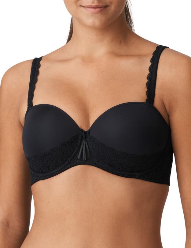 Prima Donna Twist I Do Padded Strapless Bra Black 