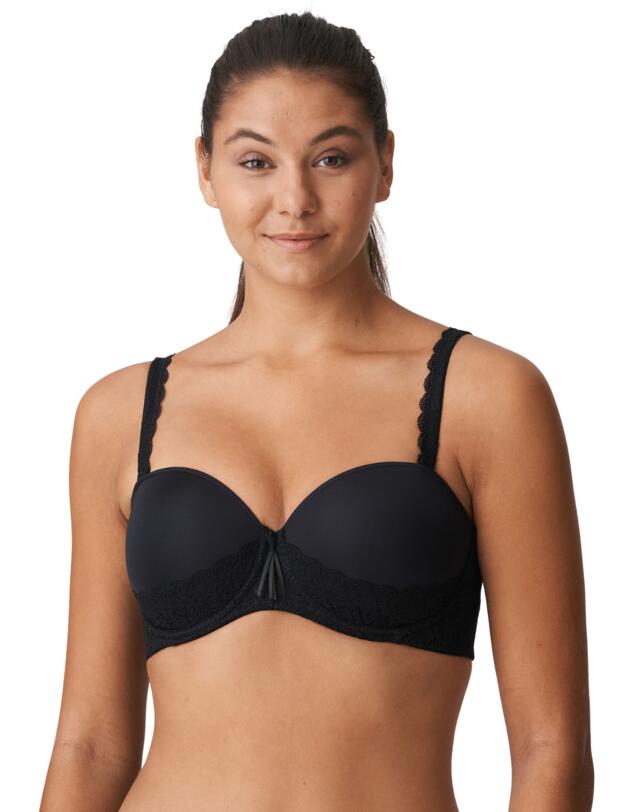 Prima Donna Twist I Do Padded Strapless Bra Black 