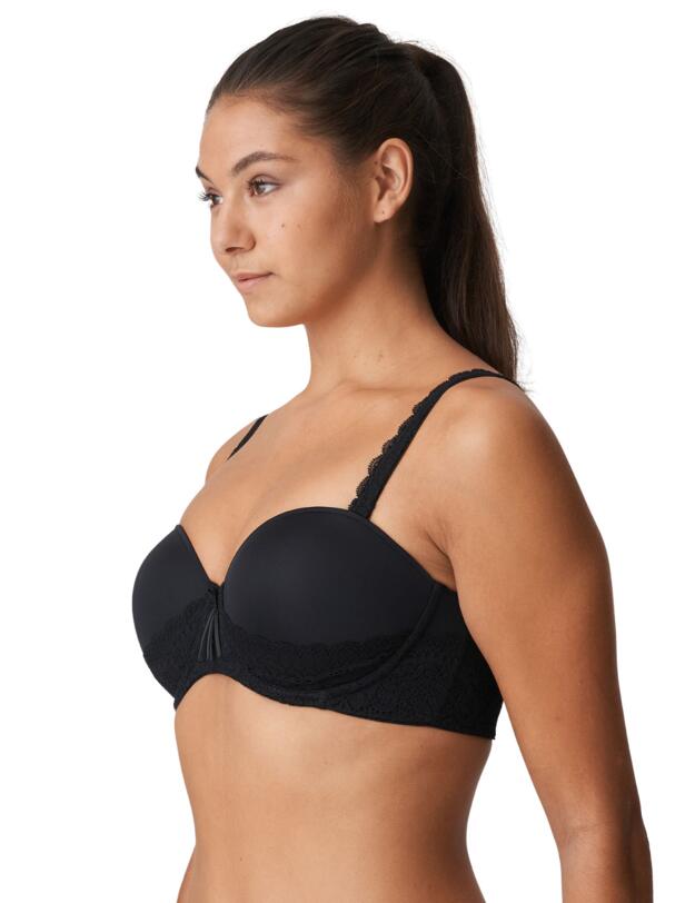 Prima Donna Twist I Do Padded Strapless Bra Black 