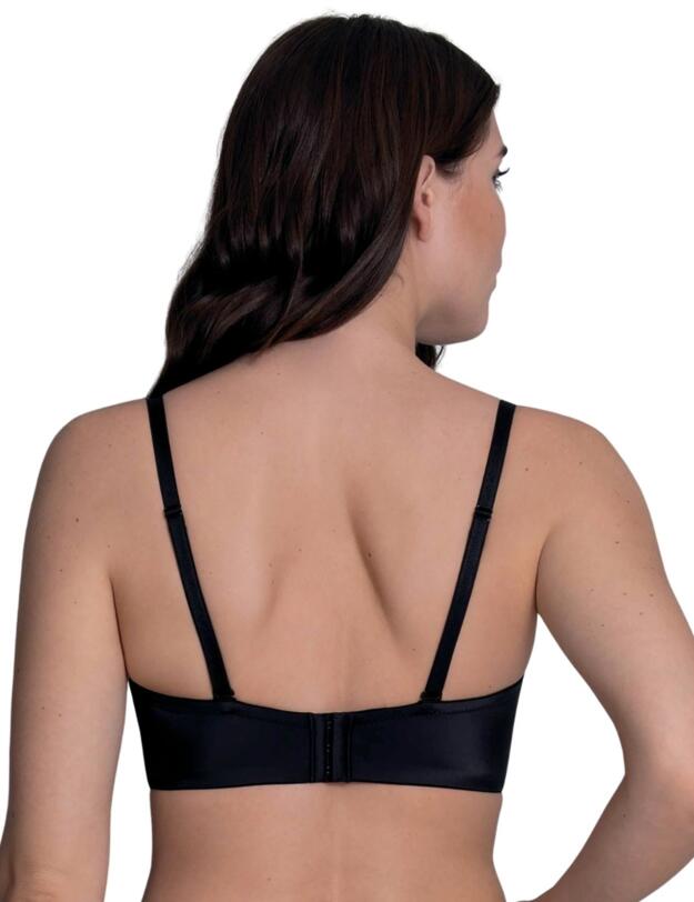 Rosa Faia Padded Basic Strapless Multiway Bra in Black