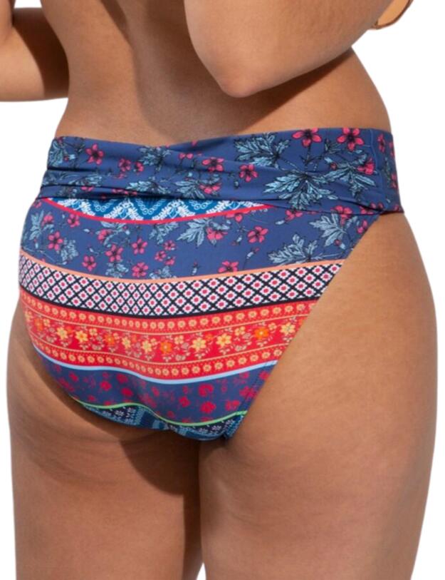 Pour Moi Soleil Foldover Swim Brief in Multi