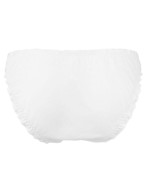 15204 Pour Moi Santa Monica Frill Bikini Brief White