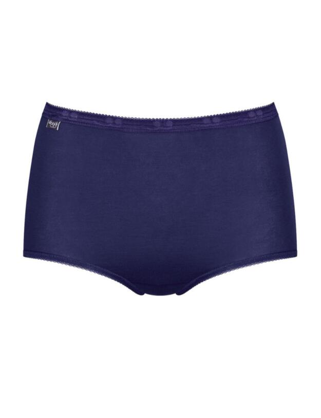 Sloggi Basic+ 4 Pack Maxi Brief Violet/Dark Combination
