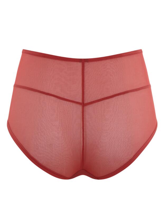 Panache Imogen High Waist Brief Garnet Rose