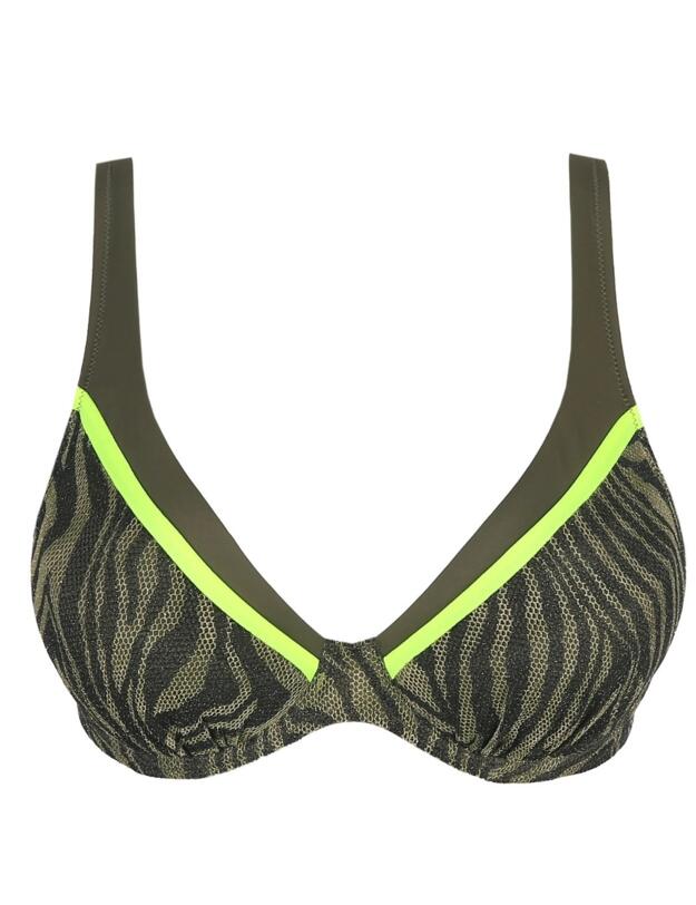 Prima Donna Swim Atuona Bikini Top Triangle Padded Fluo Jungle 