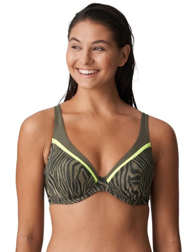 Prima Donna Swim Atuona Bikini Top Triangle Padded Fluo Jungle 