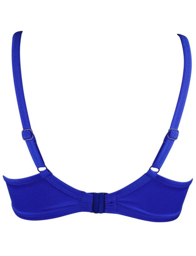 Pour Moi Azure Underwired Non-Padded Bikini Top in Deep Blue