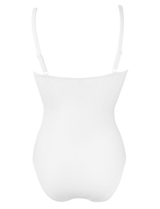 Pour Moi Santa Monica Control Swimsuit in White
