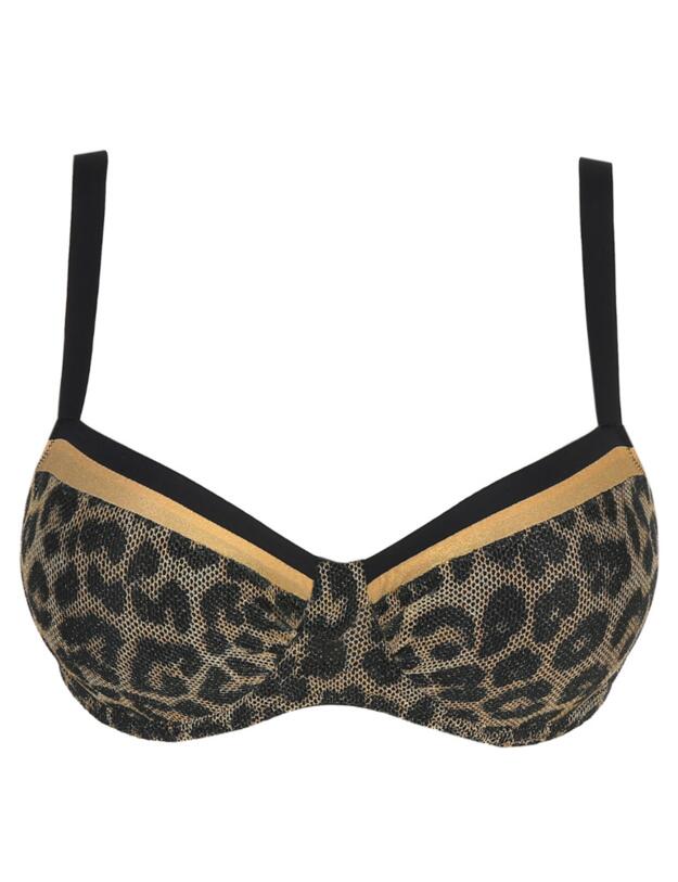 Prima Donna Swim Kiribati Bikini Top Balcony Padded Golden Safari 