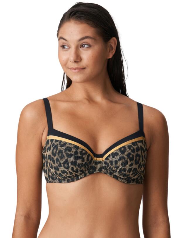 Prima Donna Swim Kiribati Bikini Top Full Cup Golden Safari 