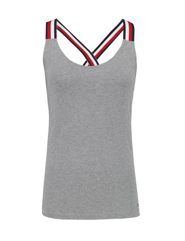 Tommy Hilfiger Modern Stripe Tank Top Grey Heather