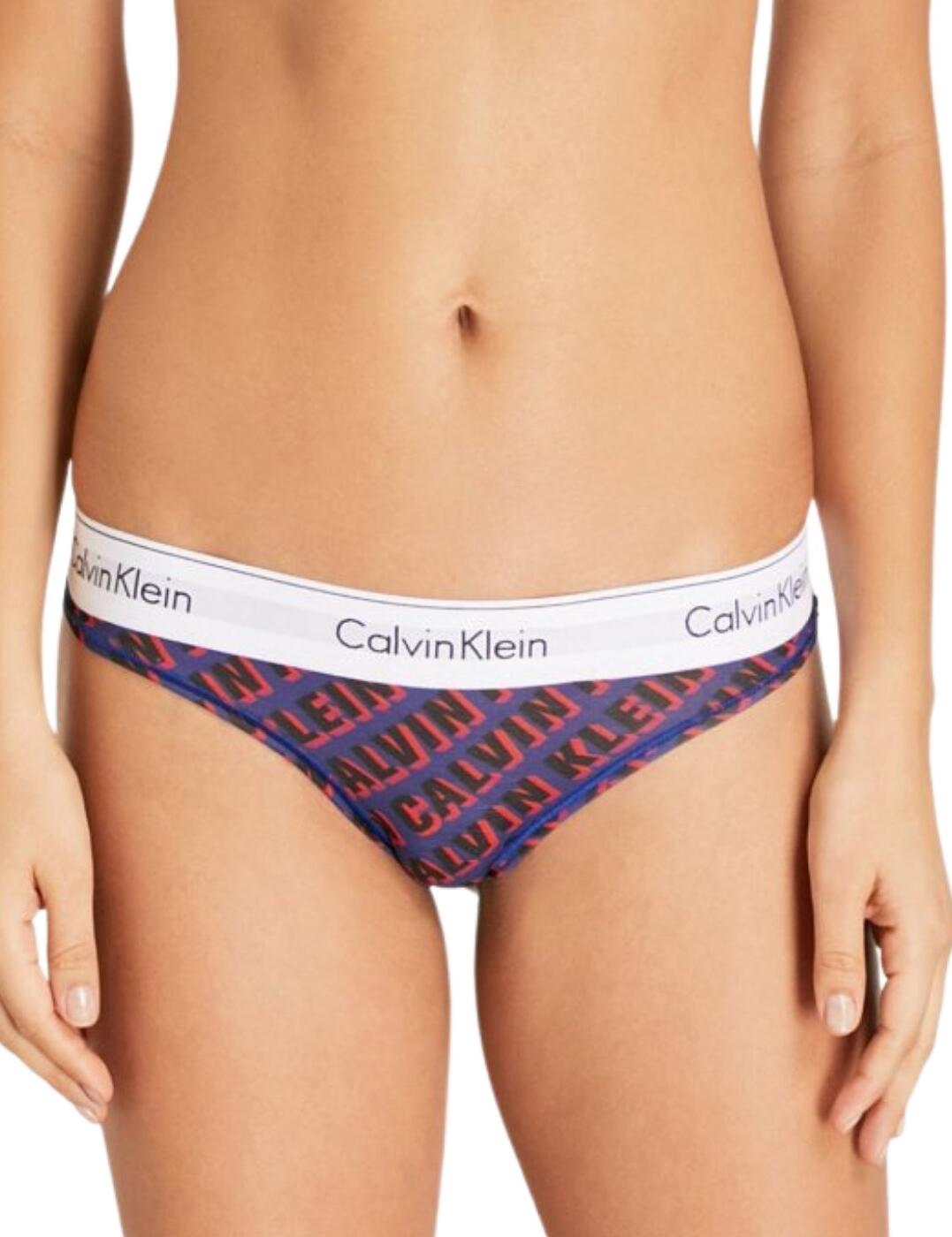 Calvin Klein Modern Cotton Brief in Diagonal Shadow Logo