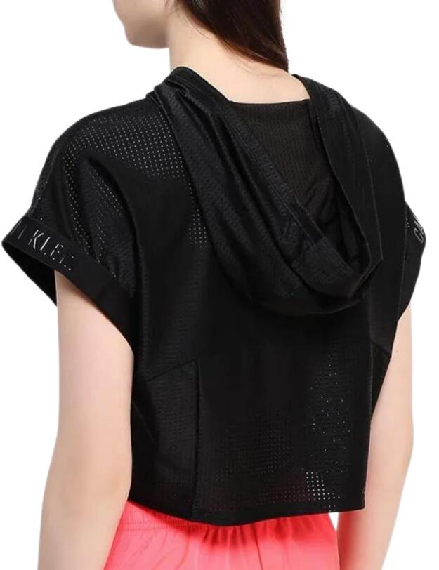 Calvin Klein Cropped Hoodie in Black