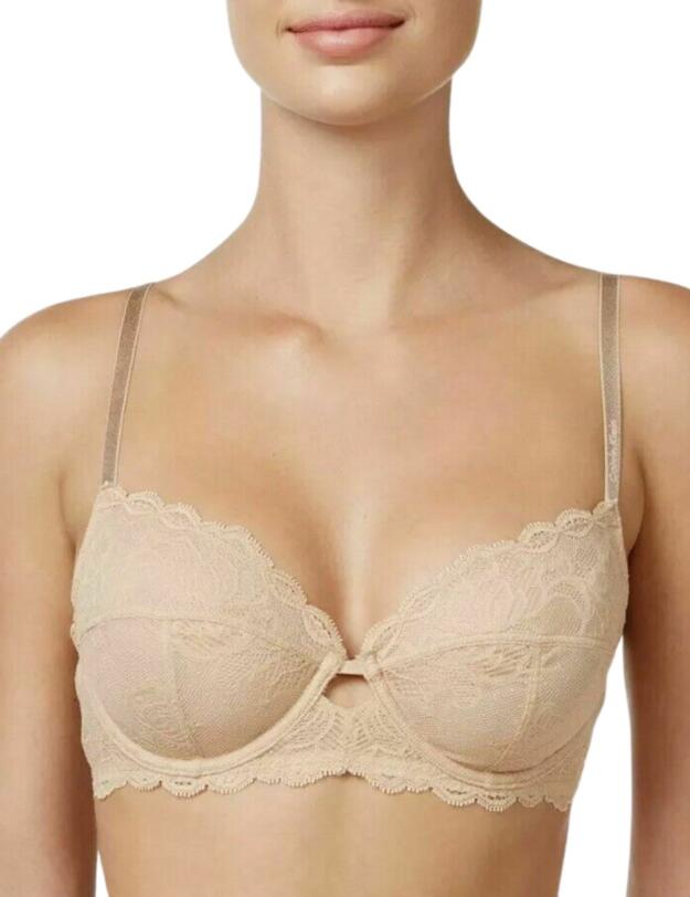 Calvin Klein Seductive Comfort Full Coverage Bra in Bare