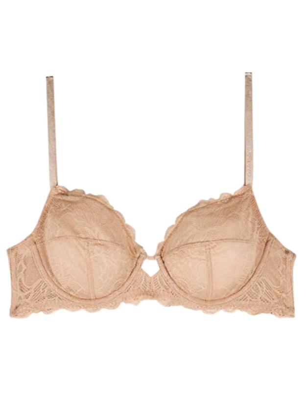 Calvin Klein Seductive Comfort Full Coverage Bra in Bare