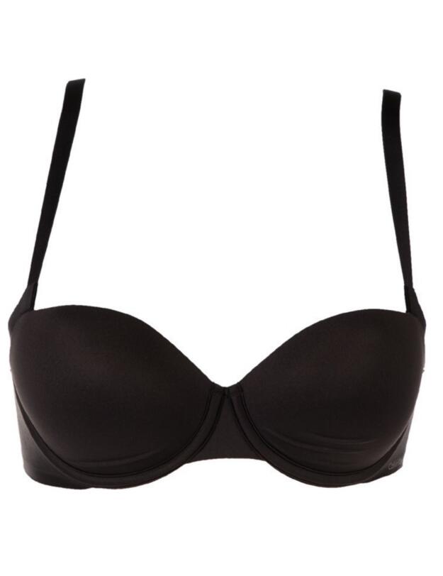 Calvin Klein Sculpted Balconette Lift Bra in Black