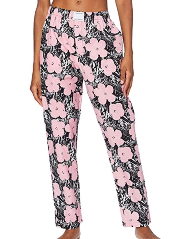 Calvin Klein Andy Warhol Sleep Pant in Flowers Light Pink