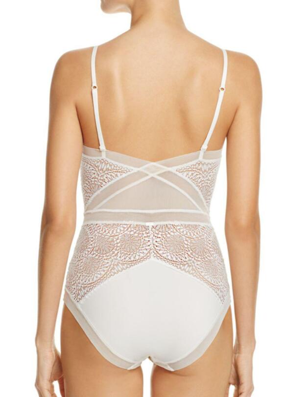 Calvin Klein CK Black Endless Bodysuit Ivory