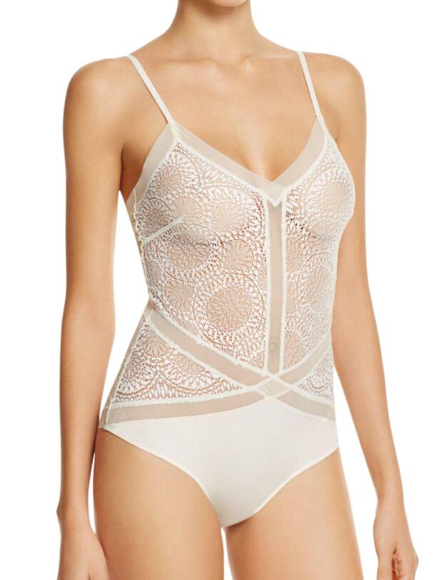 Calvin Klein CK Black Endless Bodysuit Ivory