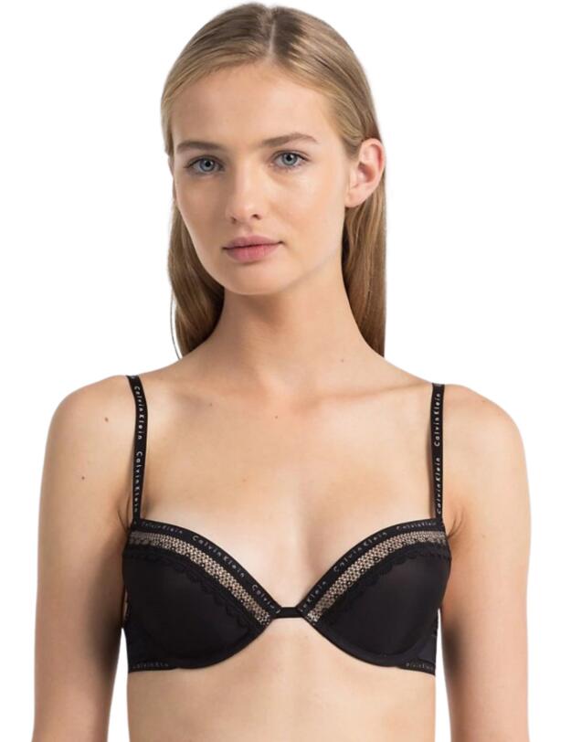  Calvin Klein Signature Push-Up Bra Black
