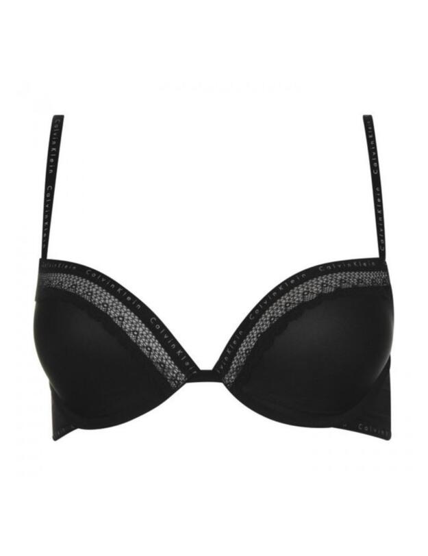  Calvin Klein Signature Push-Up Bra Black