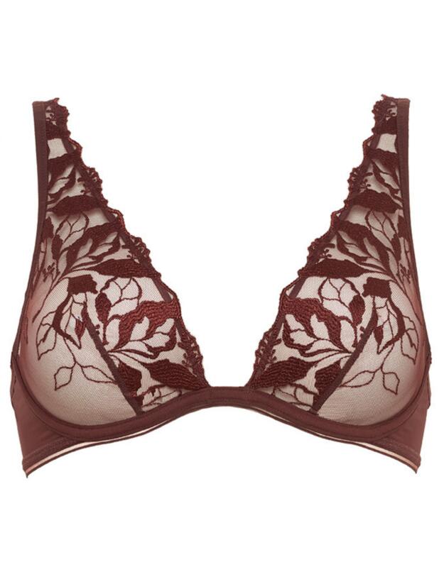 Maison Lejaby Sin Underwired Triangle Bra in Tonka Bean