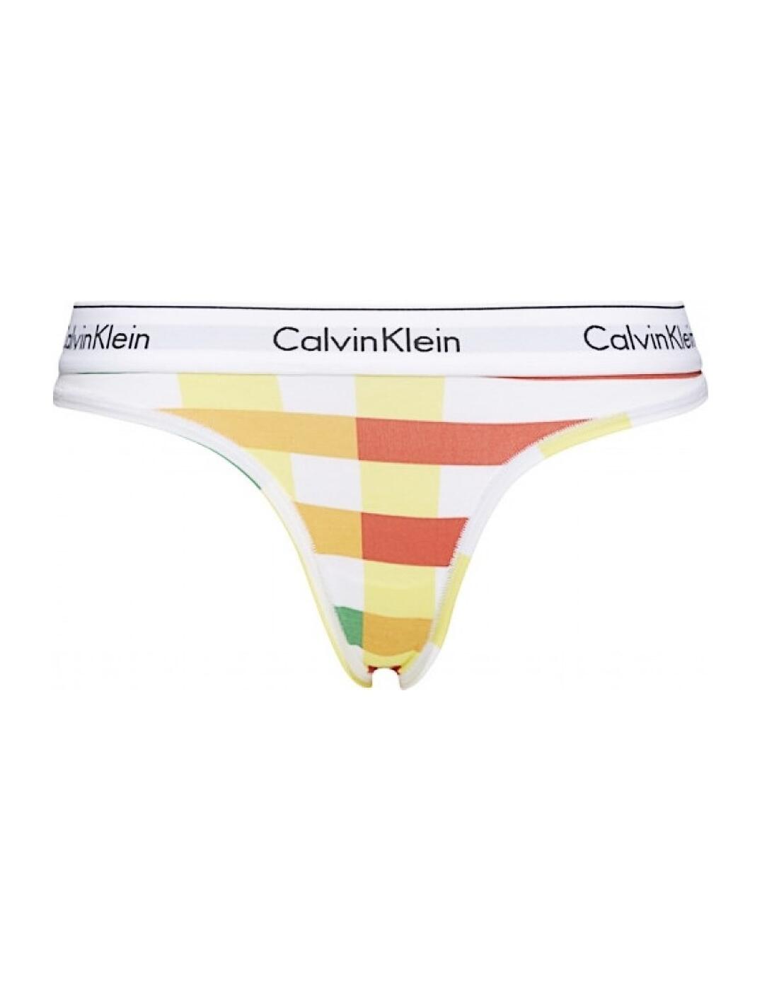 Calvin Klein Modern Cotton Thong Stripe/Multi
