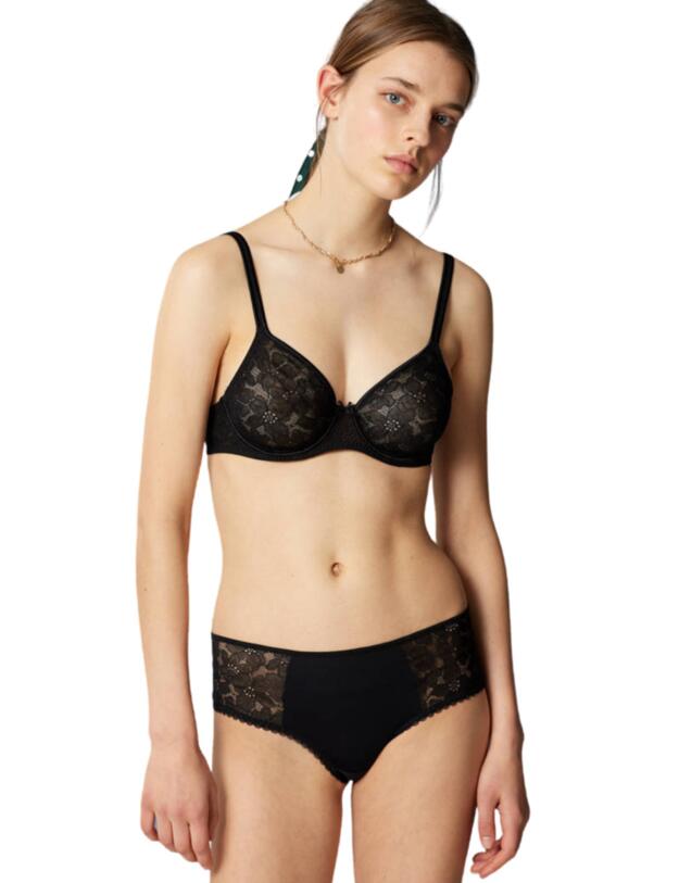 Maison Lejaby June Moulded Underwired Bra in Black