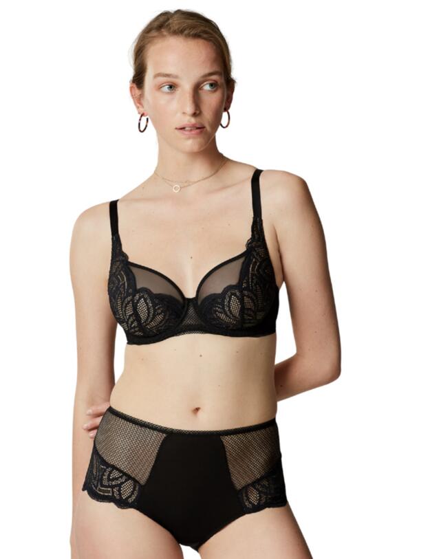 Maison Lejaby Grace Underwired Bra in Black